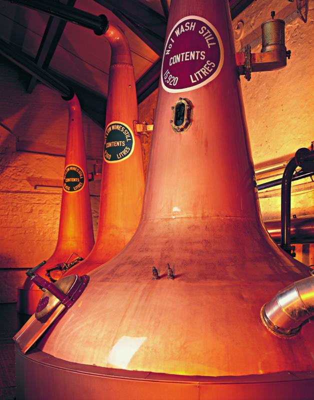 The group of three stills at Bushmills