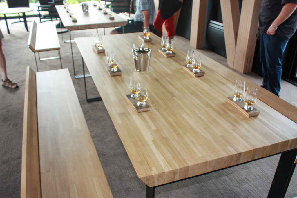 The tasting room