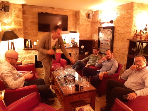 Whisky being poured!