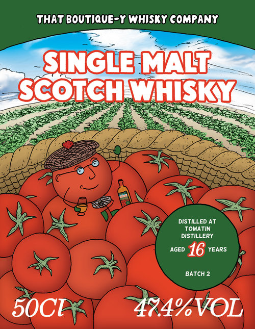 Tomatin batch 2 TBWC's label, couldn't find batch 4's one.