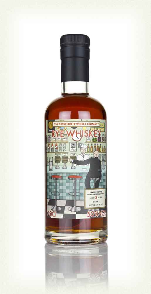 James E. Pepper 3yo batch 2 PX Finish bottle