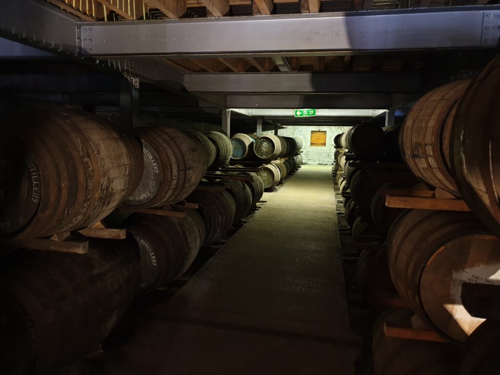 Inside Aberlour's Warehouse No. 1