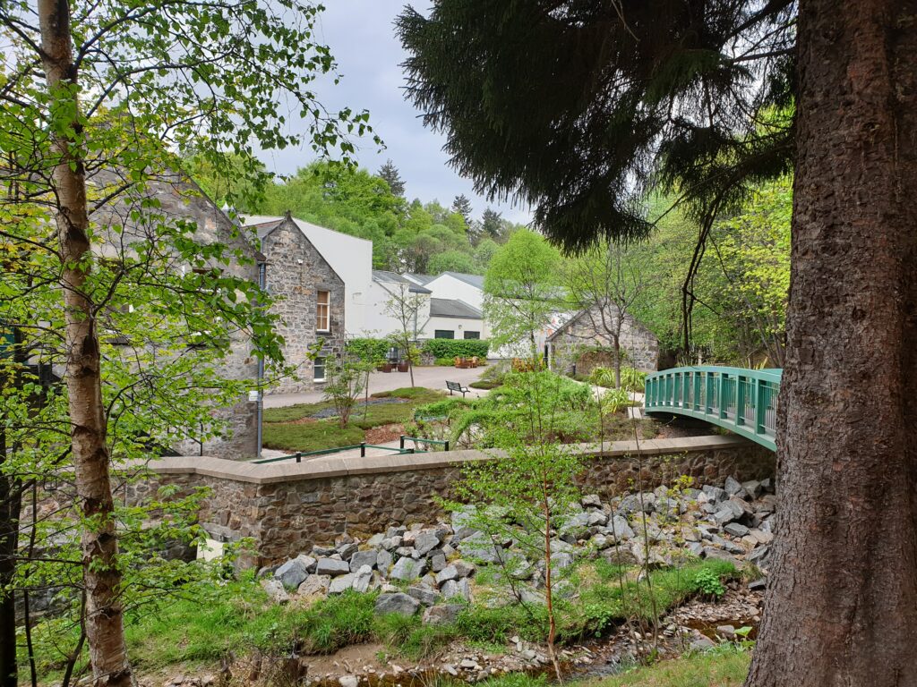 The path to Glen Grant distillery