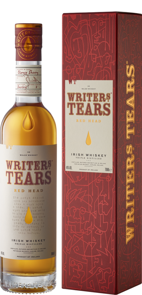 Writers' Tears Red Head, part of the Walsh Whiskey Tweet Tasting 2021
