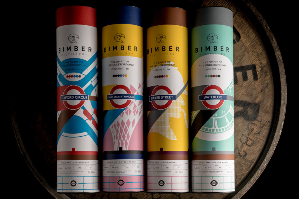 Bimber's first batch of its new Spirit of the Underground series. We tasted all four on a Tweet Tasting.
