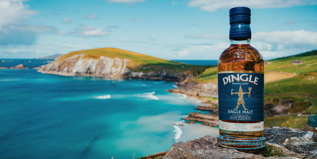 Dingle Single Malt over the bay.