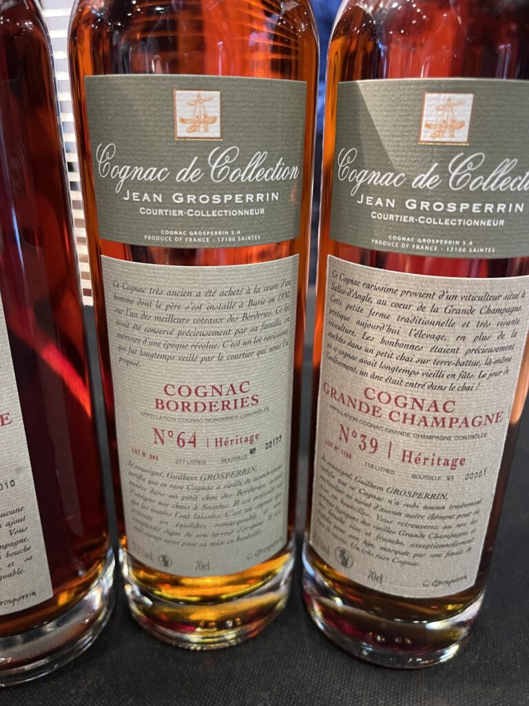A pair of Grosperrin telling about the source but not telling the distillery