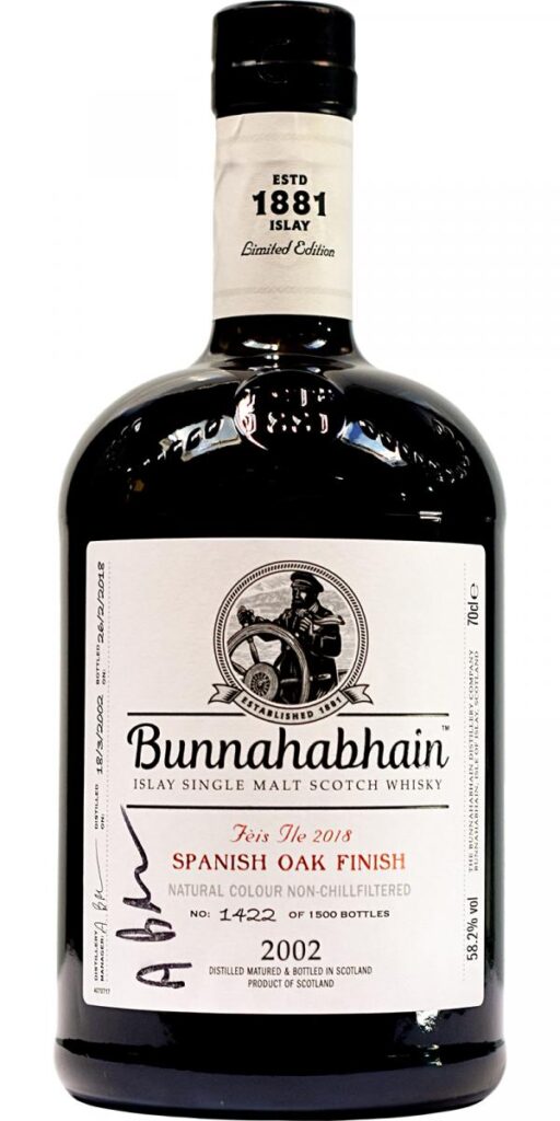 Bunnahabhain 2002 Spanish Oak Gran Reserva (Fèis Ìle 2018)
