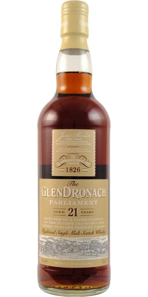 Glendronach 21-year-old Parliament