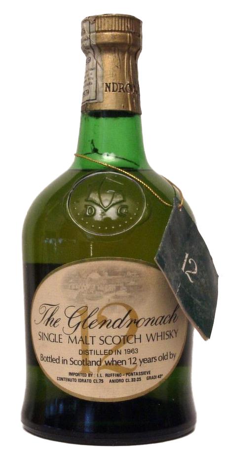 Glendronach 1963 12-year-old (1975)