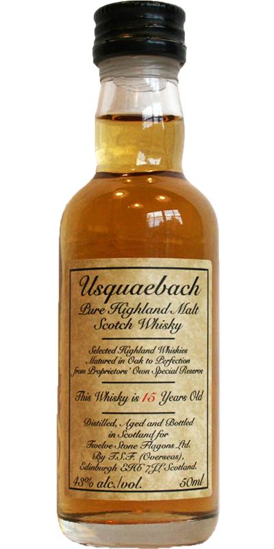 Usquaebach 15-year-old Twelve Stone Flagons