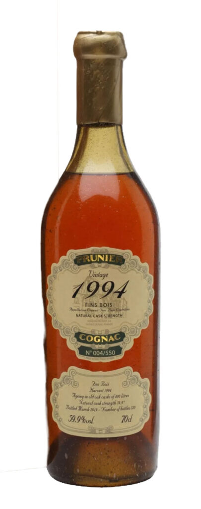 Prunier Vintage 1994 Fins Bois Cask Strength Cognac
