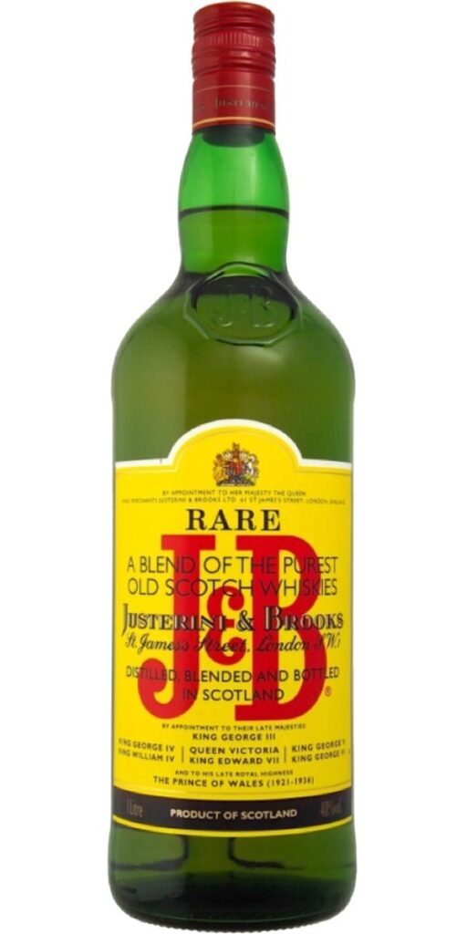 J&B Rare Blended Scotch Whisky