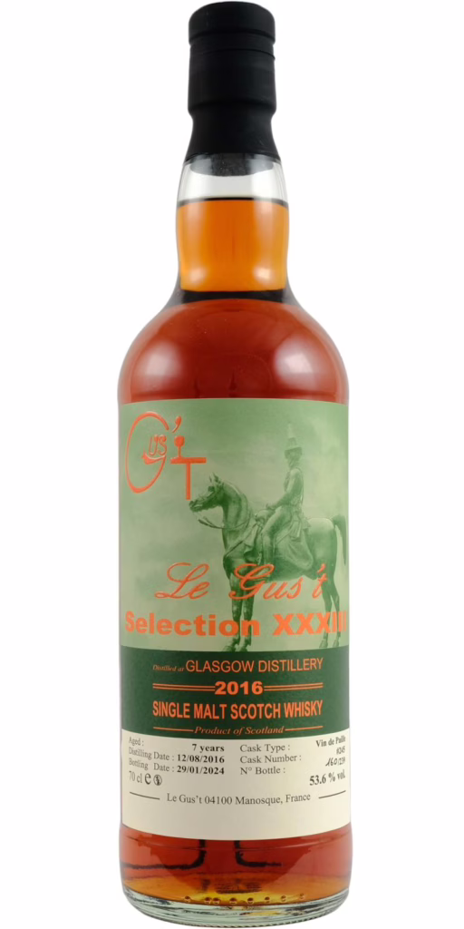 Glasgow Distillery 2016 Vin de Paille LeGus't Selection XXXIII (2024)