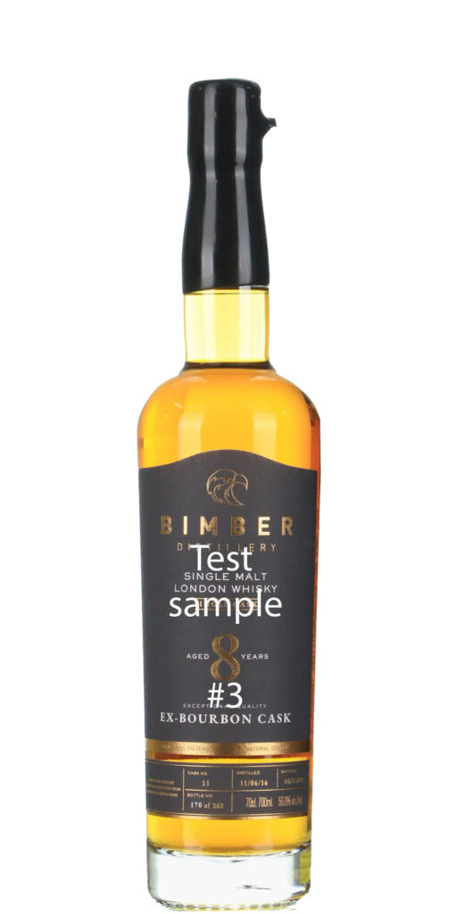 Bimber 8yo cask sample candidate #3