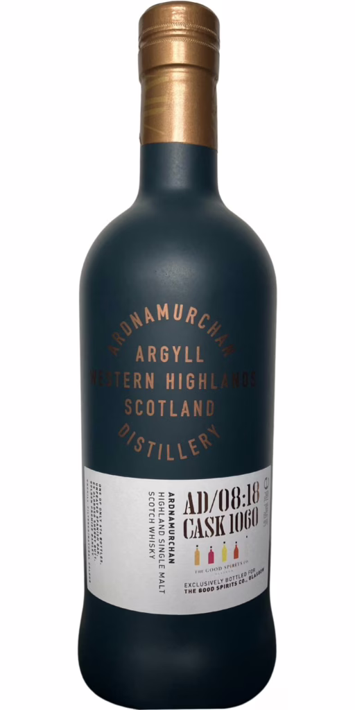 Ardnamurchan AD 08:18 Cask #1060 for Good Spirits Co.