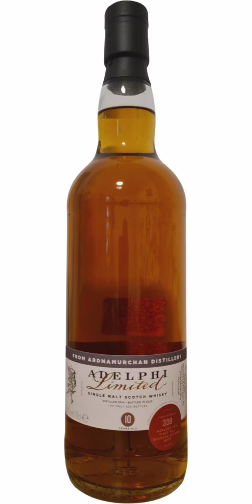 Ardnamurchan 2014 10-year-old Single Cask #338 Adelphi