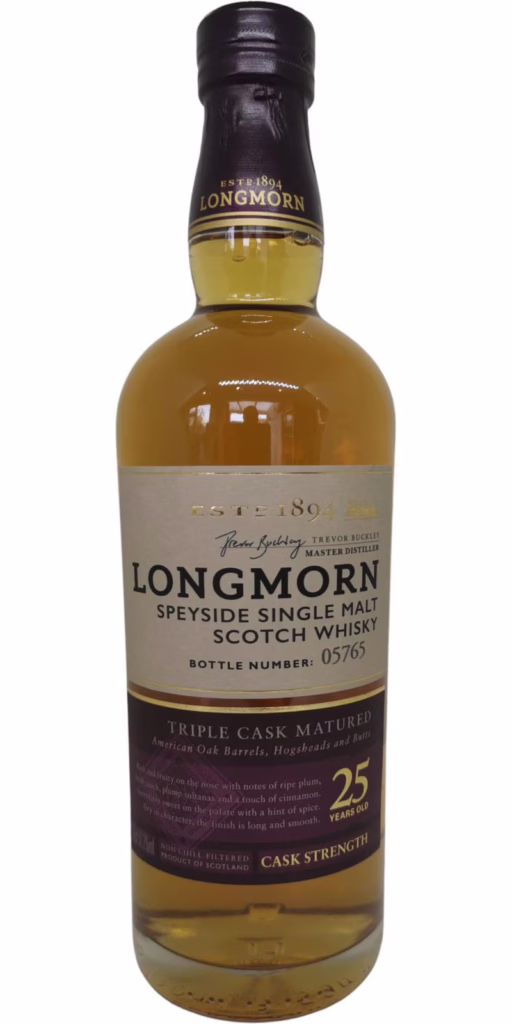 Longmorn 25-year-old batch L01 Secret Speyside