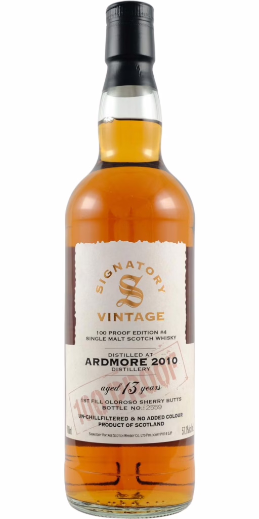 Ardmore 2010 100 Proof #4 Signatory Vintage