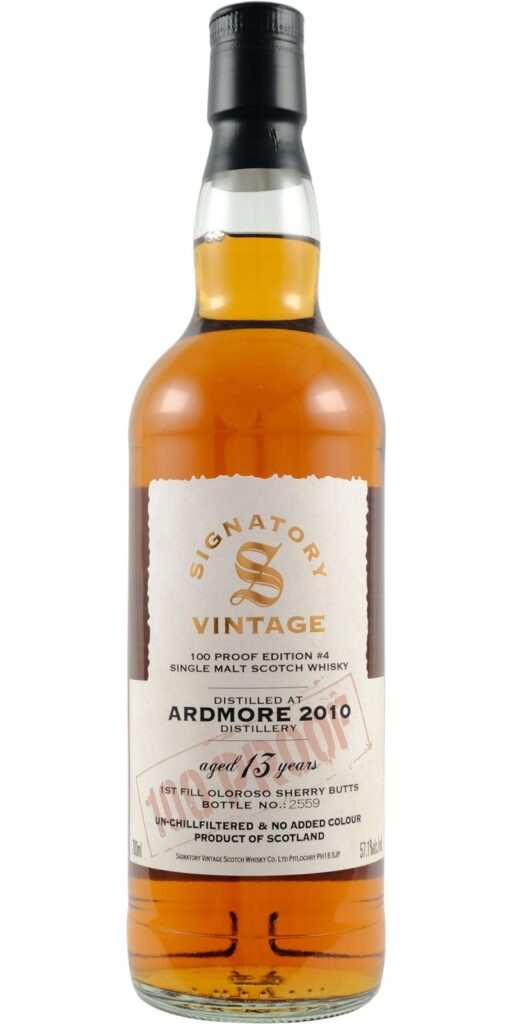 Ardmore 2010 100 Proof #4 Signatory Vintage