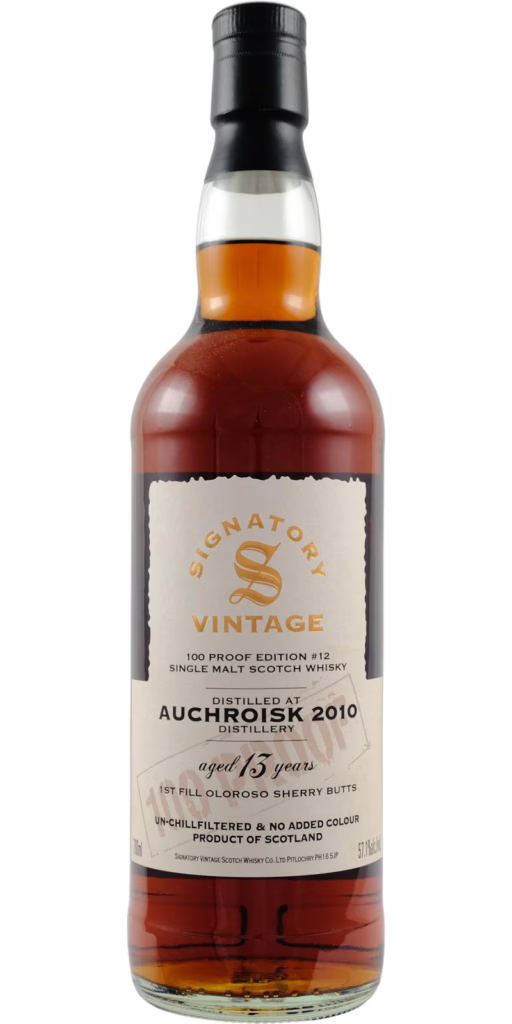 Auchroisk 2010 100 Proof #12 Signatory Vintage