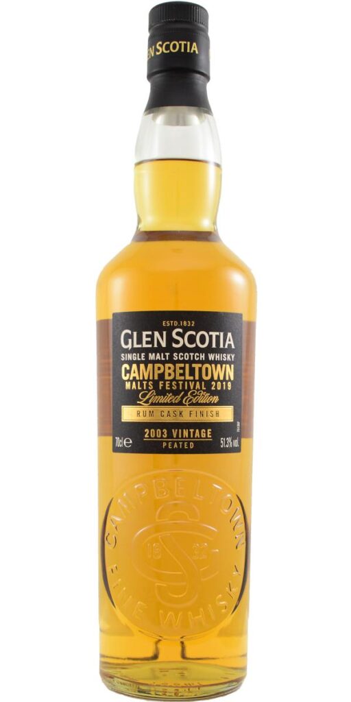 Glen Scotia 2003 Rum Cask Finish Campbeltown Malts Festival (2019)