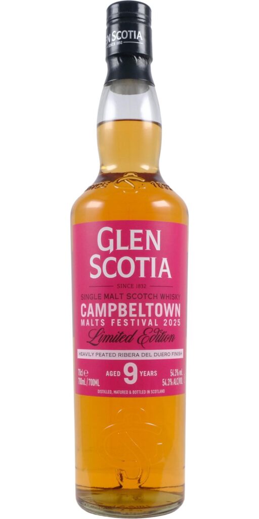 Glen Scotia 9-year-old Heavily Peated Ribero Del Duero Finish Campbeltown Malts Festival (2025)