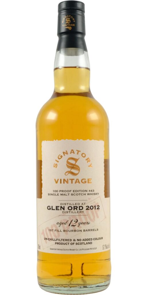 Glen Ord 2012 100 Proof Edition #43 Signatory Vintage (2025)