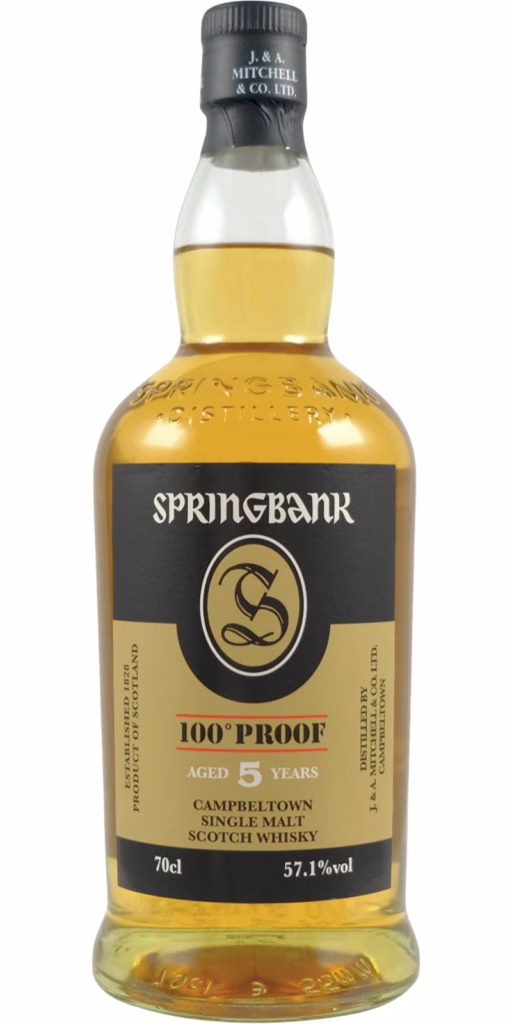 Springbank 5-year-old 100 Proof