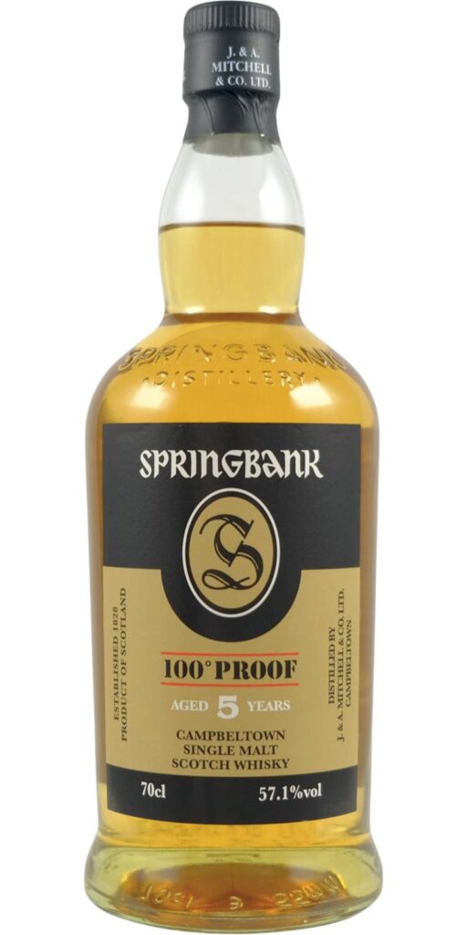 Springbank 5-year-old 100 Proof