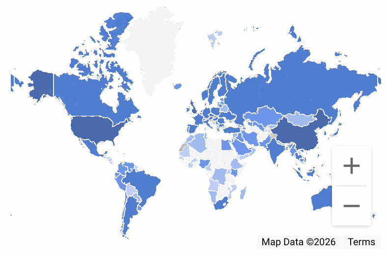 Origin of More Drams Less Drama readers in 2025