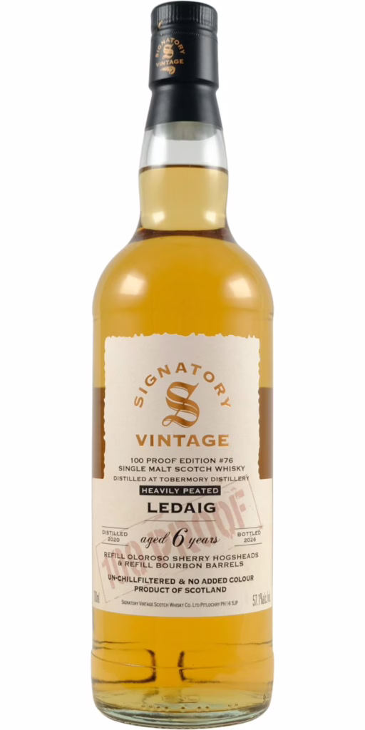 Ledaig 2020100 Proof Edition #76 Signatory Vintage (2026)
