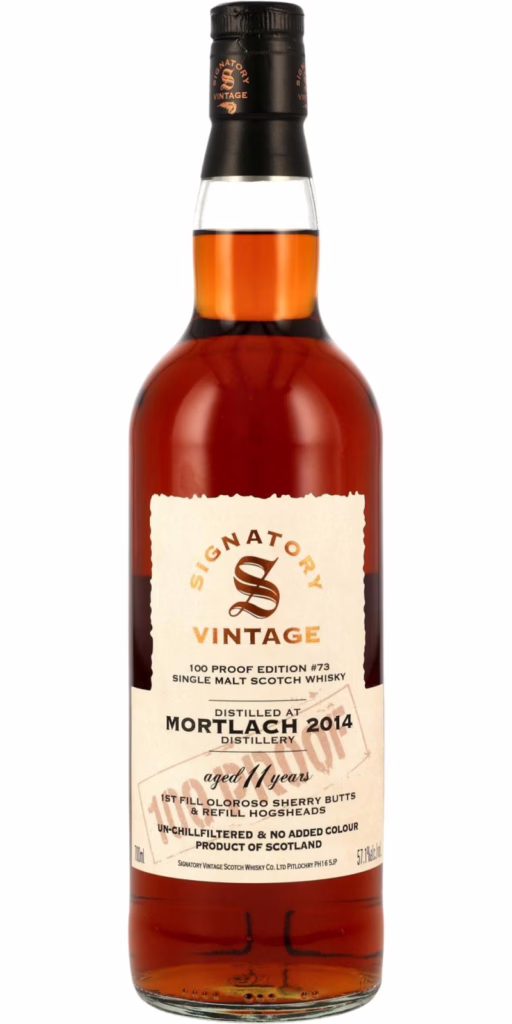 Mortlach 2014 100 Proof Edition #73 Signatory Vintage (2026)