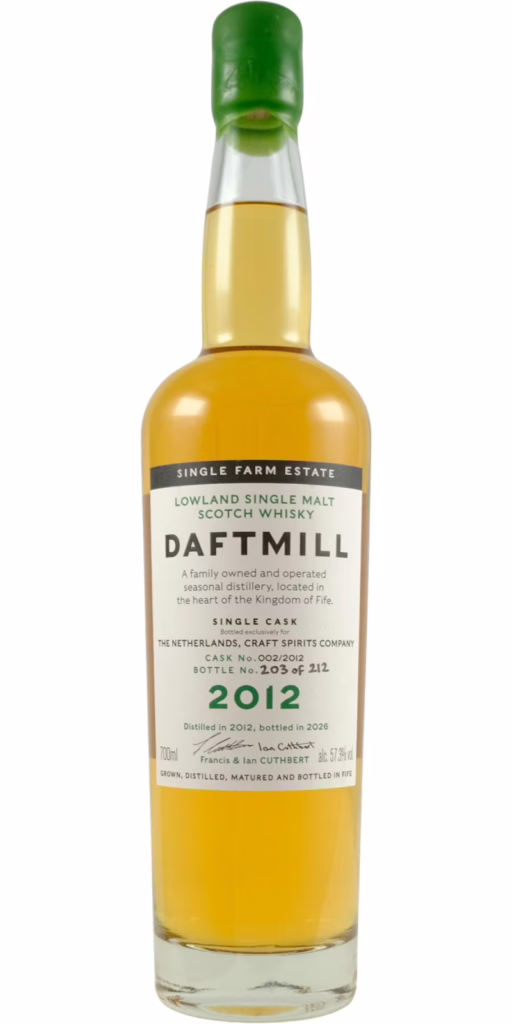 Daftmill 2012 Single Cask For The Netherlands / Craft Spirits (2026)