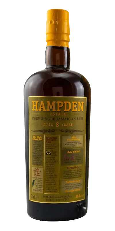 Hampden 8-Year-Old Pure Single Jamaican Rum (2020s)