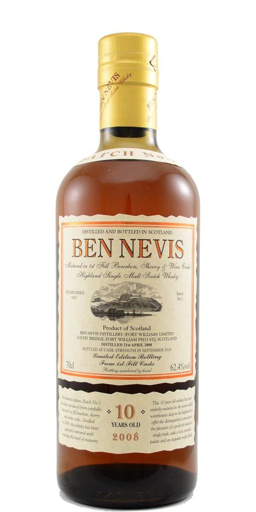 Ben Nevis 10-Year-Old Cask Strength Batch 1 (2018)