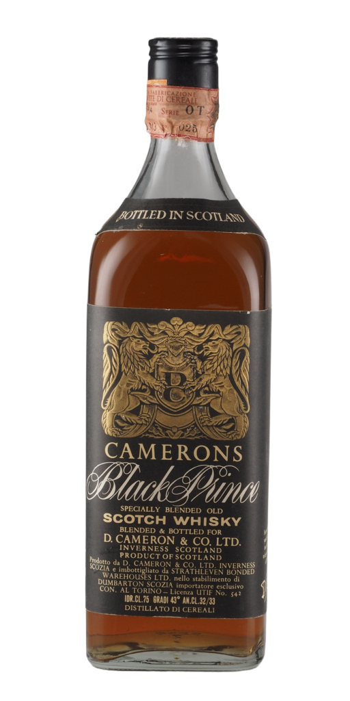 Cameron’s Black Prince blend (1970s)