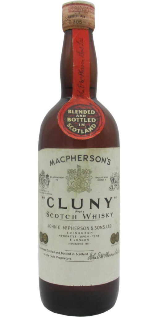 Cluny Scotch Whisky (1960s)