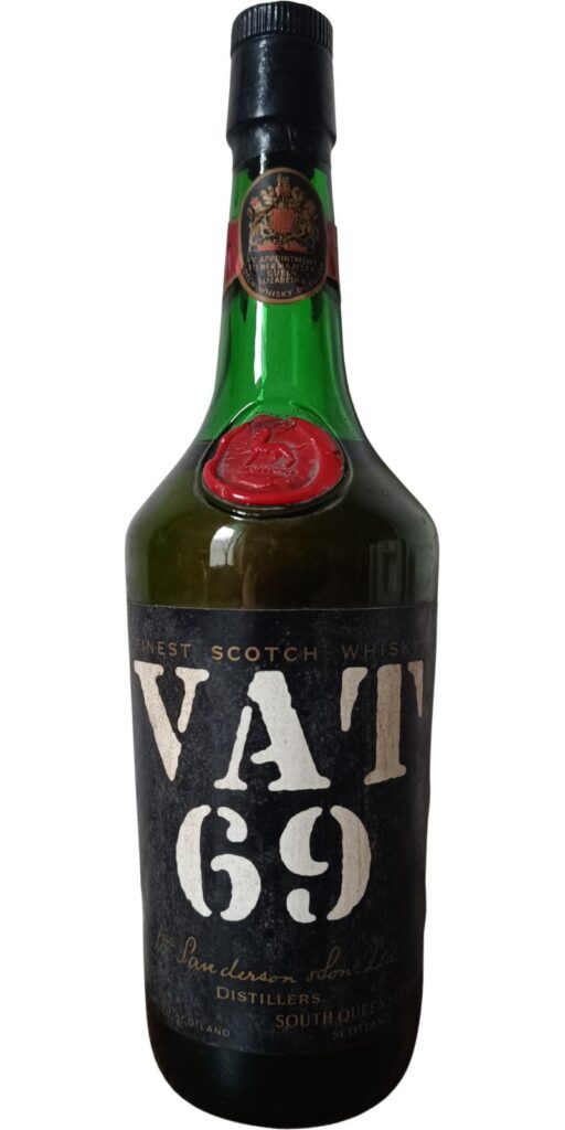 VAT69 Finest Scotch Whisky blend (1970s)
