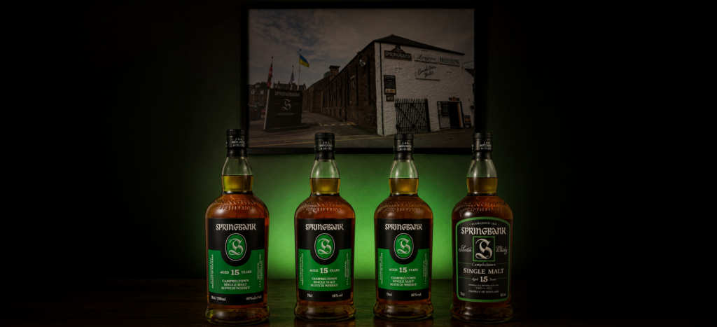 Four Springbank 15-year-old