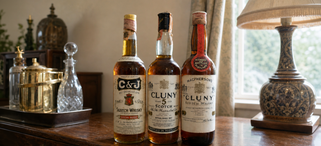 Three blends from older times: Cluny & C&J McDonald's