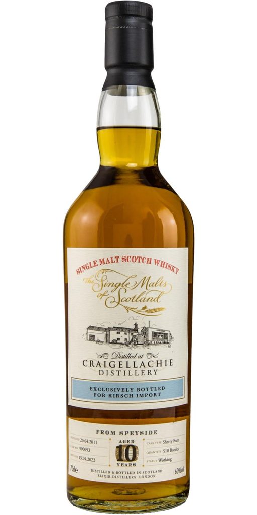 Craigellachie 2011 Single Malts of Scotland Elixir Distillers (2022)
