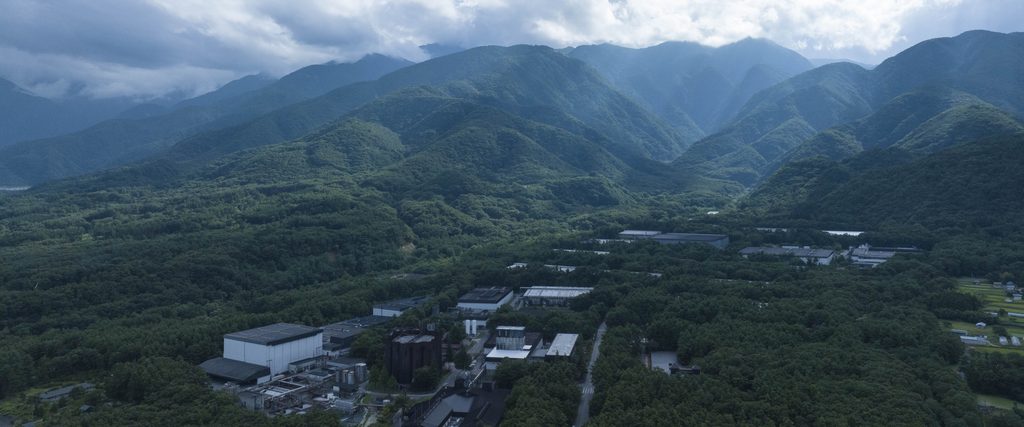 Hakushu Distillery in the forest