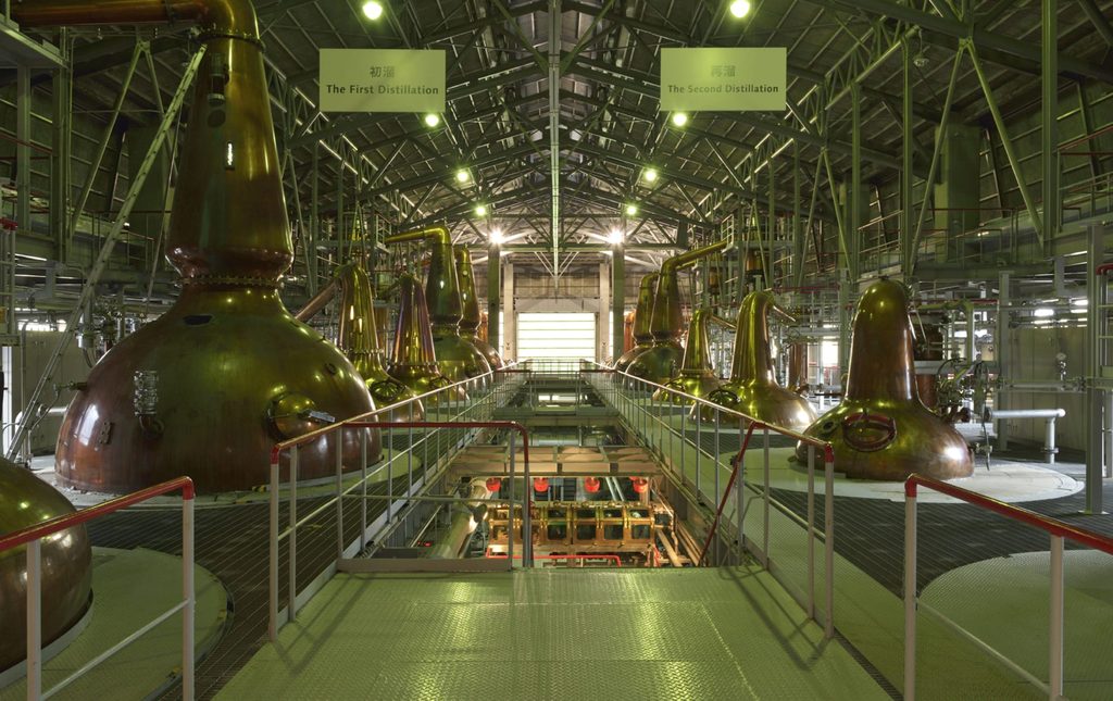 Hakushu Distillery still room