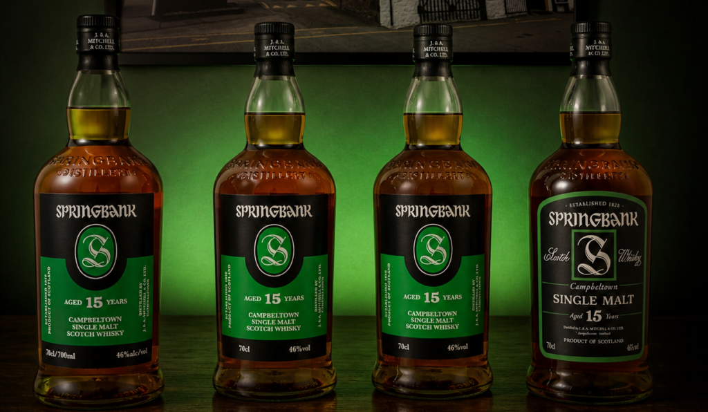 Four Springbank 15-year-old