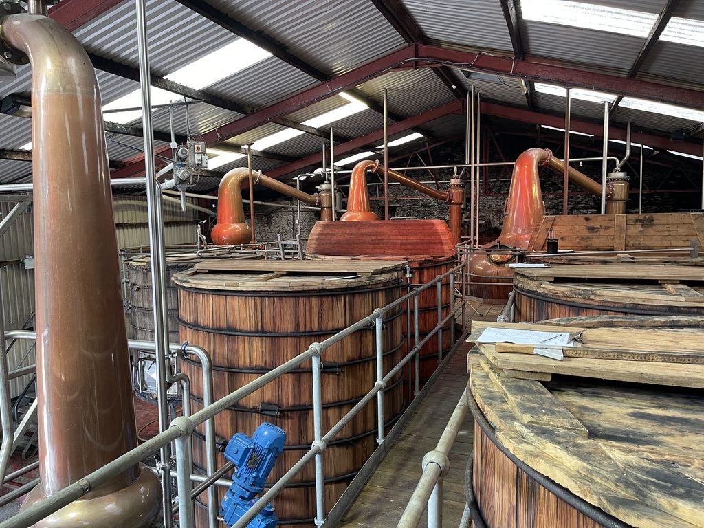 Wooden Washbacks at Dingle Distillery